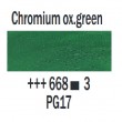 Farba olejna Rembrandt 15ml seria 3 - kolor 668 Chromium ox.green
